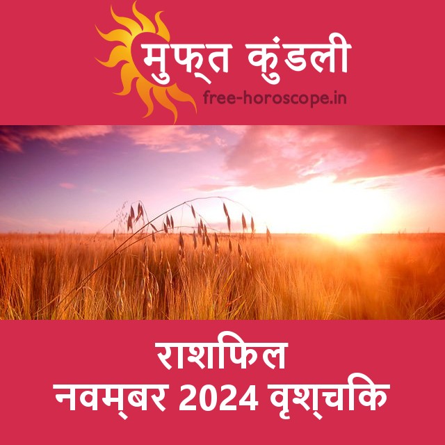 वृश्चिक का नवम्बर 2024 का प्रेमसंबंधी राशिफल